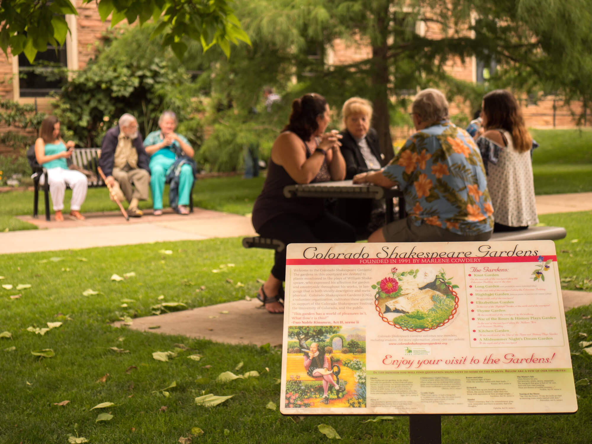 Colorado Shakespeare Gardens
